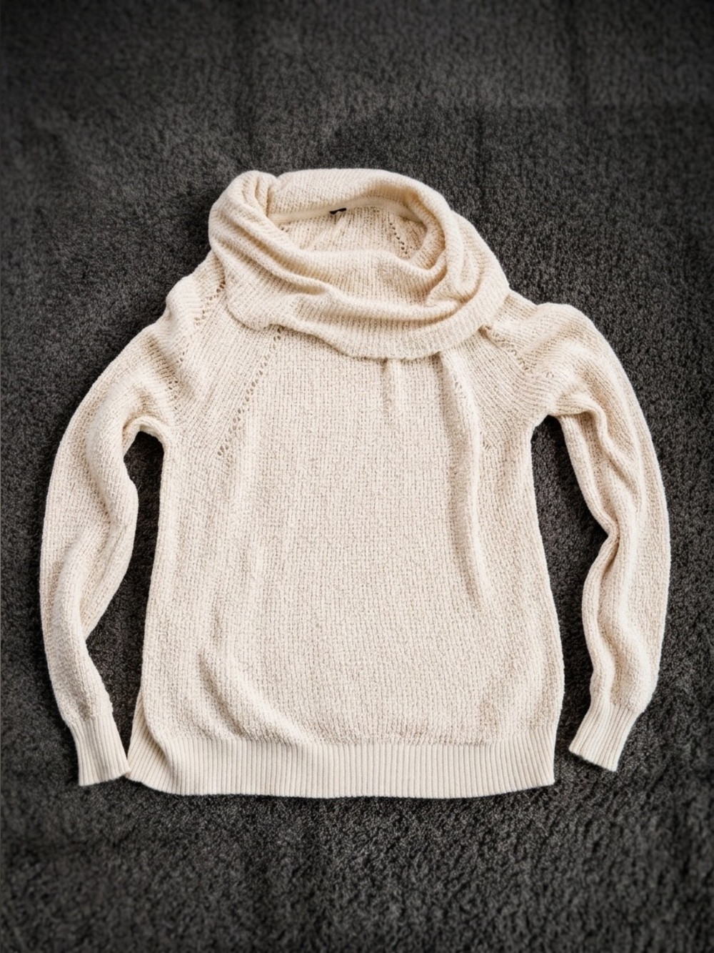 Free People Cozy Cream Cowl Neck Women's Sweater